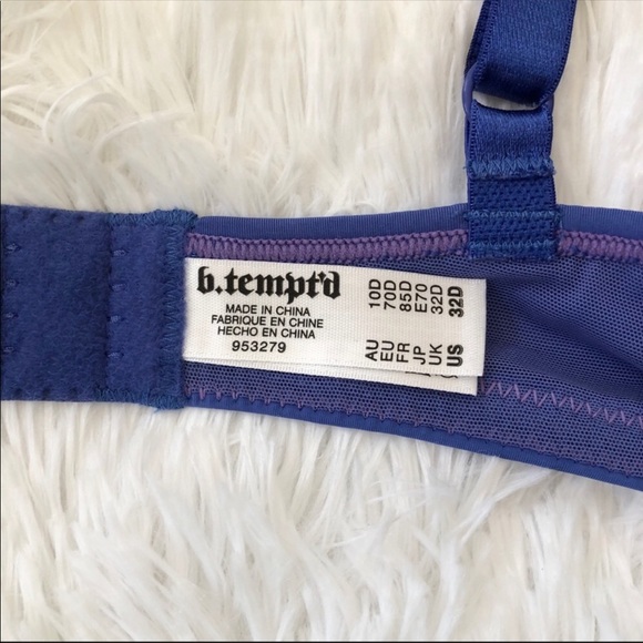 32D Wacoal B. Tempt’d bra Sheer Delight NWT NEW - Picture 4 of 8